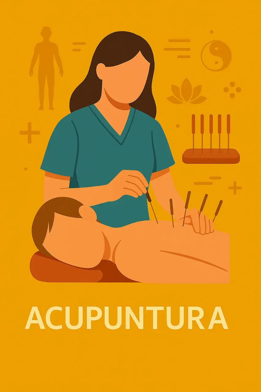 Ilustrativa sobre Acupuntura