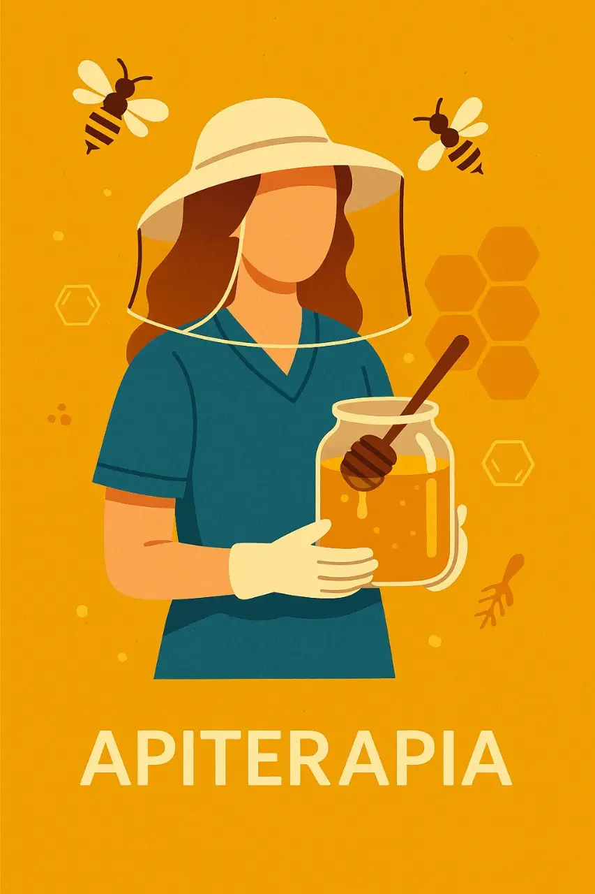 Ilustrativa sobre Apiterapia