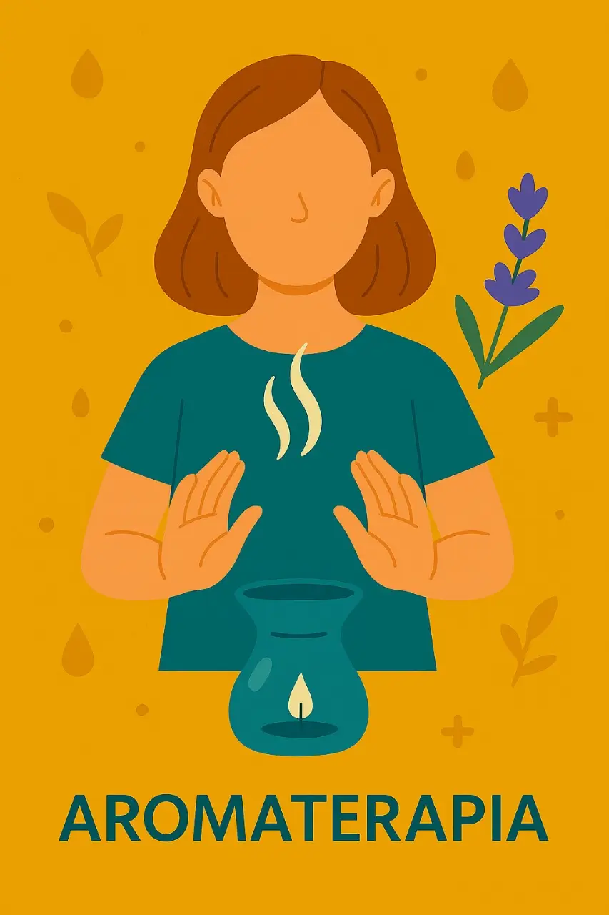 Ilustrativa sobre Aromaterapia