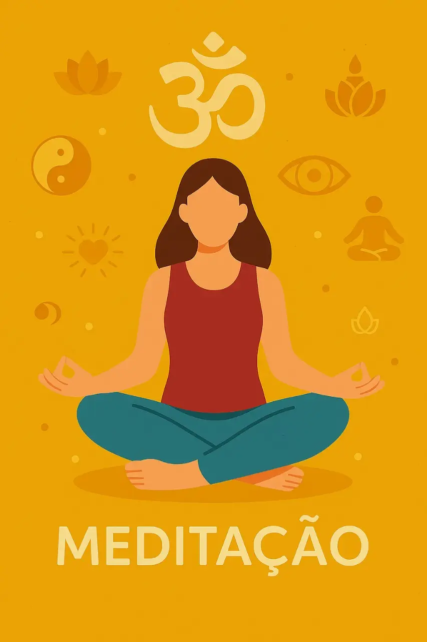 Ilustrativa sobre Meditação
