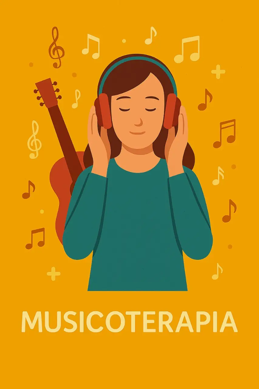 Ilustrativa sobre Musicoterapia