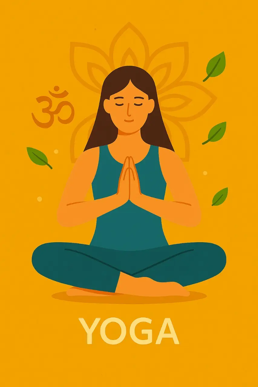 Ilustrativa sobre Yoga